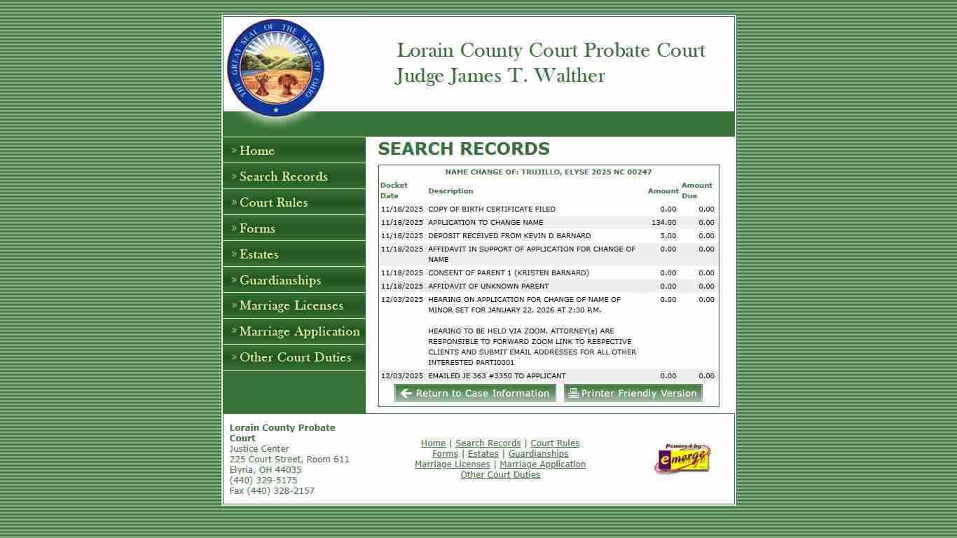 Lorain County Probate Court