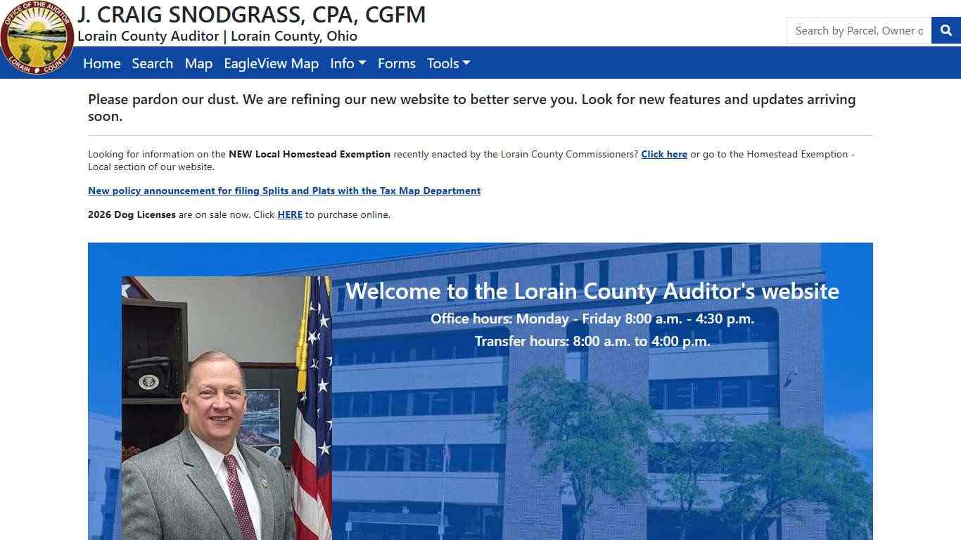 Home - County Auditor Website, Lorain County, Ohio